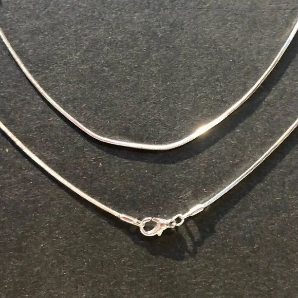 VINTAGE necklace and earring set Silver Blue teardrop crystal Upcycled Elegant - Picture 11 of 14